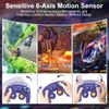 ADHJIE Gamecube Controller for Switch Nintendo,Wireless Gamecube Switch Pro Controller for Nintendo Switch/PC/Steam,6-Axis Gyro Motion,One-Button Wake Up & Screenshot Function, Purple