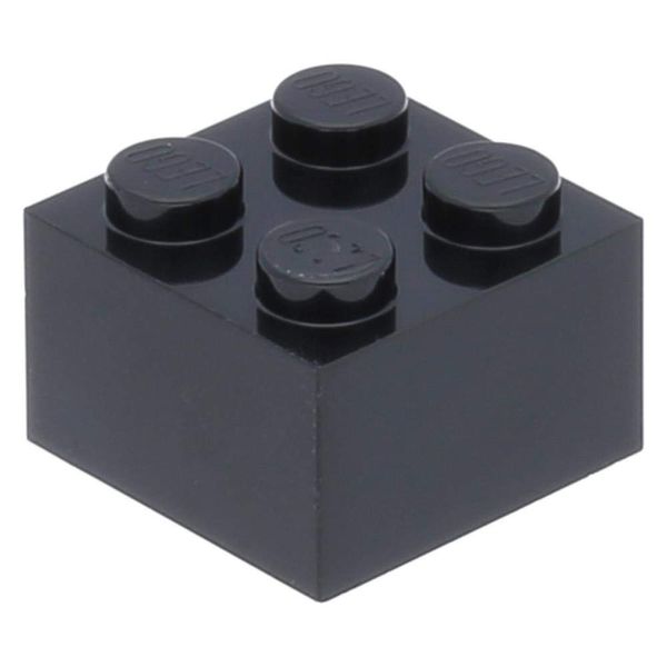 LEGO 10 x Brick 2 x 2 Black