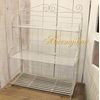 Folding Iron 3 Tier Shelf Rack