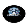 Gamesolotl Axolotl Gaming Fun Headset Joy PopSockets Adhesive PopGrip