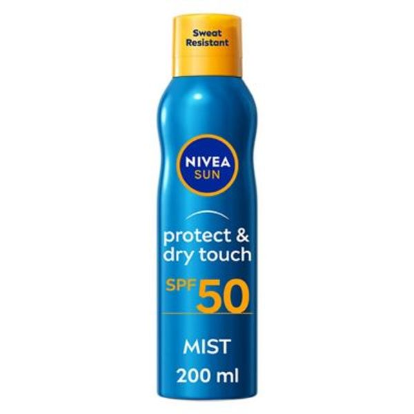 NIVEA Sun Protect & Dry Touch Refreshing Sunscreen Mist SPF50 200ml
