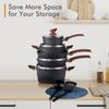 Induction Pots and Pans Set Non Stick, 12 Piece Nonstick Kitchen Cookware Sets, 