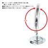 Merry No.5860 Tabletop Mirror, Round, Double Sided Magnifier, Approx. 2x Size, Silver, Body: 7.8 x 6.8 x 3.4 inches (198 x 173 x 87 mm), Mirror Surface: φ5.7 inches (145 mm)