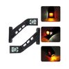 flexzon 2x 3 Function side stalk marker led lights clear lens for trailer truck 12v 24v