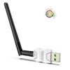 Class 1 Long Range Bluetooth Adapter for PC, QGOO USB Bluetooth Adapter for PC 5.3+EDR, Bluetooth Dongle Bluetooth Receiver Support Windows10/8.1/8/7（white-164）