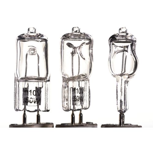 TVaromatics 50W 110V JCD T-4 Clear Halogen G5.3 Bipin C-2V Filament 5 bulbs Pack for Aroma Lamps Oil Warmers, BulbHal50W5pkC2V