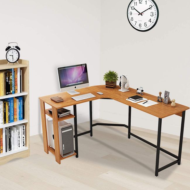 Prepac L Shaped Corner Computer Desk — Wholesale Furniture Brokers