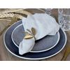 Brass Gold Metal Leaf Napkin Ring, Leaves Table Decor