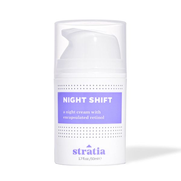 Stratia Night Shift | Age-Defying Night Cream with Encapsulated Retinol | Formulated for All Skin Types | 1.7 Fl Oz