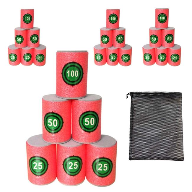 VIVIJOIE 24-piece Set of 24 Targets, Bullet Games, Toys, Targets, Shooting, Indoor Play, Storage Bag Included