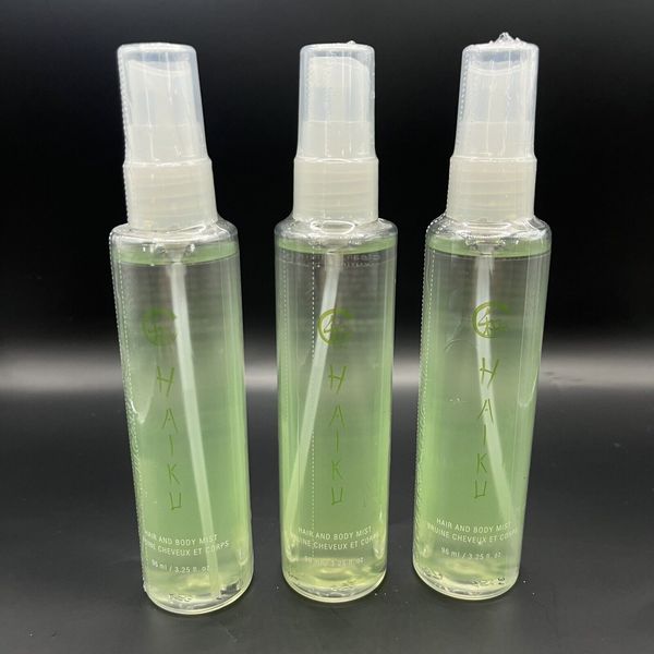Lot of 3 Avon Haiku Hair and Body Mist Perfume Spray 3.25 oz
