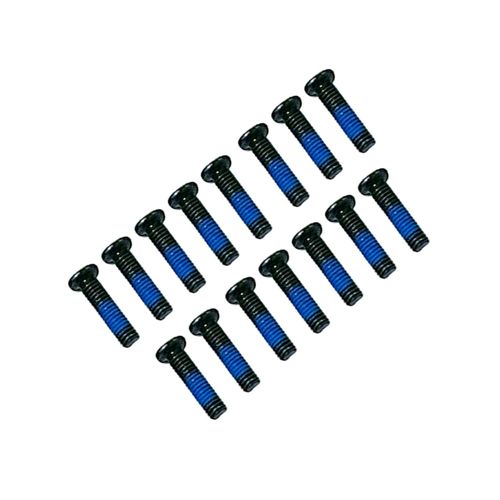 ZAHARA Black Lower Bottom Base Cover Case Screws Replacement for MSI MS-1581 Crosshair 15 A11UEK(15 per Set)