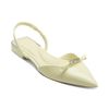 DKNY Women's Mahaska Pointed Toe Slingback Mule with Heel, Chamomile, 7.5