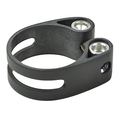 OMNI Racer WORLDS LIGHTEST RACE-Lite Carbon Titanium Seatpost Clamp 31.8 or 34.9mm (34.9mm Matte Finish)