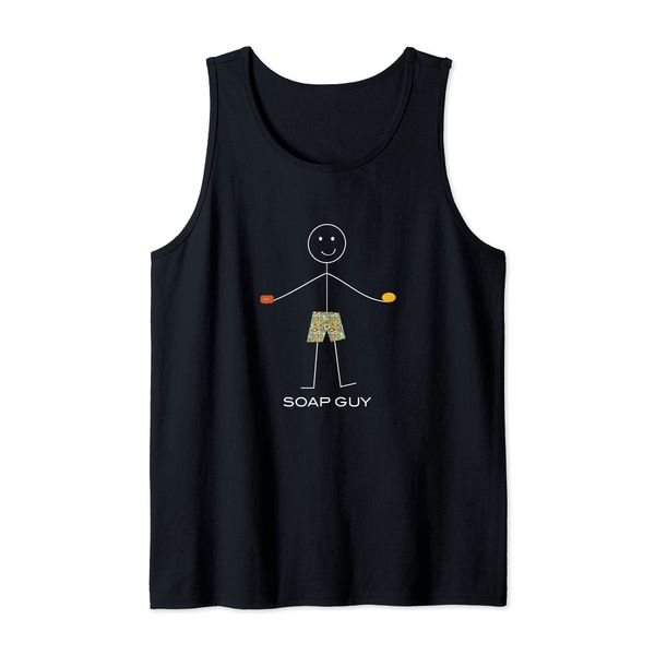 Mens Funny Mens Soap Making, Boy Soap Maker Tank Top