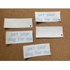 Pet your dog for me vinyl decal sticker