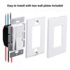 2-Pack Dimmer Switch for Led Lights, 0-10V Dimmable LED Panel Lights