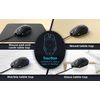 C303 High Performance Wired Gaming Mouse,2700DPI RGB Adjustable Weights, 8 Programmable Buttons for PC/Mac