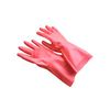 Duskin Natural Rubber Gloves, Medium, Pink