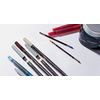 Lamy ink-x Azure/Cosmic Plastic Ink Eraser with Eraser Tip and Correction Tip - Medium Tip