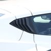 Matte Black Car Side Quarter Window Vent Louver Shutter Cover For Corvette C8 US