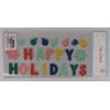 Design Group Happy Holiday Window Gel Clings