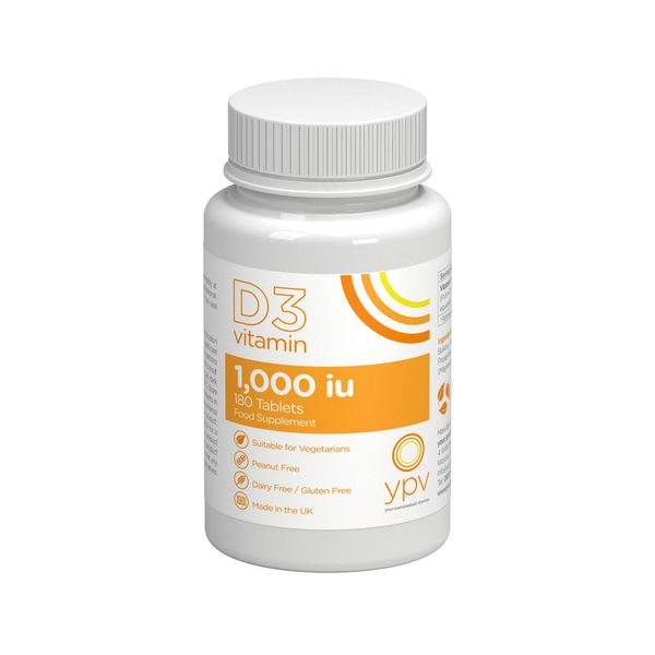Your Personalised Vitamins, Vitamin D3 1,000 iu (180)