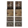 Welcome Sign with Hand Sanitizer Dispenser Holder