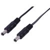 Lead Plug to Plug 2.50MM DC 5M, Barrel Power Leads Qty X 1