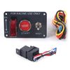 Ignition Switch Panel for Racing Car 12V LED Toggle Switches Engine Start Push Button Switch Panel for Race Car RV Truck