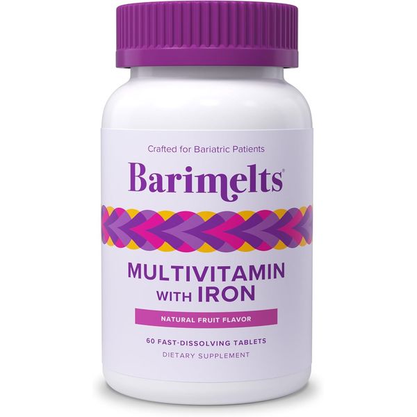 Bariatric Multivitamin with Iron, 60 Fast-Dissolving Tablets (1-Month Supply), S
