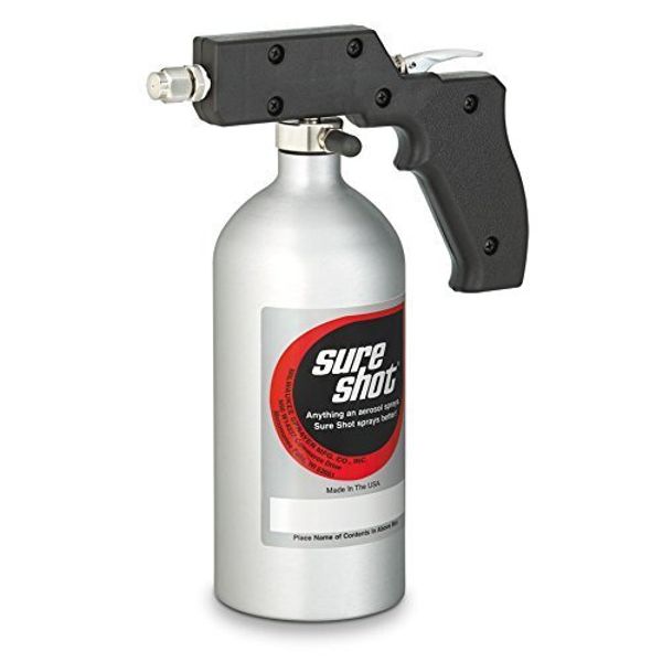 Sure Shot - M2400 Silver Anodized Aluminum Sprayer with Adjustable Nozzle