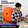 CanDo Donut Exercise, Workout, Core Training, Swiss Stability Ball for Yoga