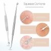 Acne Needle Blackhead Remover Pimple Blemish Comedone Extractor Tweezer 9Pc Tool