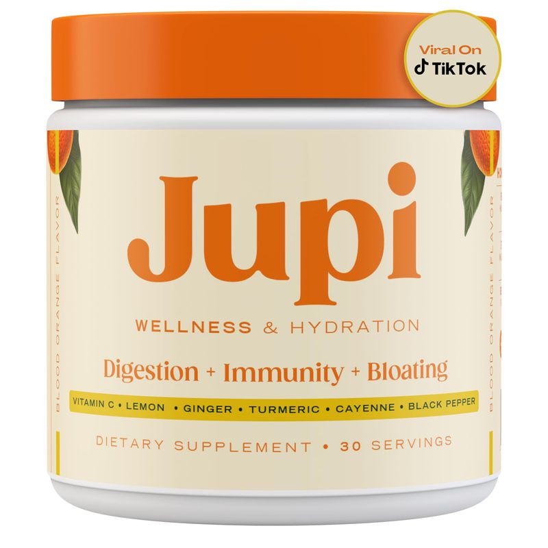 Jupi Hydration & Wellness Powder – Turmeric Shots, Ginger Shots, Vitamin C Supplement for Energy,...