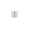 DSB4R426-RZ 4.0" x 1/4R Solid Brass Hinge Pair Polished Chrome