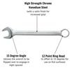Teng Tools 34mm Metric Combination Open and Box End Spanner Wrench - 600534, Silver