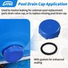 Pool Drain Valve Cap for Coleman Above Ground Pool P01006 Replacement Accessories