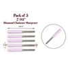 5PCS Abrasive Stone Set Diamond Chainsaw Sharp Bar Stone File 7/32" Sharpening Tool