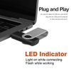 POWVAN 8GB USB 2.0 Flash Memory Drive Flash Memory with Lanyard 360° Rotating USB 10 Colors