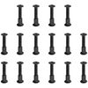 16 Sets Black Hex Socket Nut & Bolt,Furniture Connection Bolts Screws Nuts (M6x35mm)