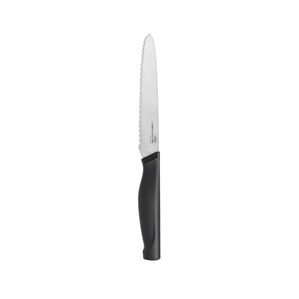 OXO Good Grips 5-in Serrated Utility Knife,Silver/Black