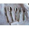NEW ESTIA CASCADE KOREA 5 PC PLACE SETTING FORKS SPOONS KNIFE STAINLESS FLATWARE