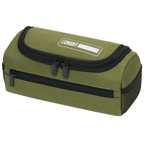 ECHSRT Jumbo Pencil Case Organizer for Men Women, Extra Large Capacity Pencil Pouch, Sturdy Portable Storage Bag for Office Travel Supplies - Green