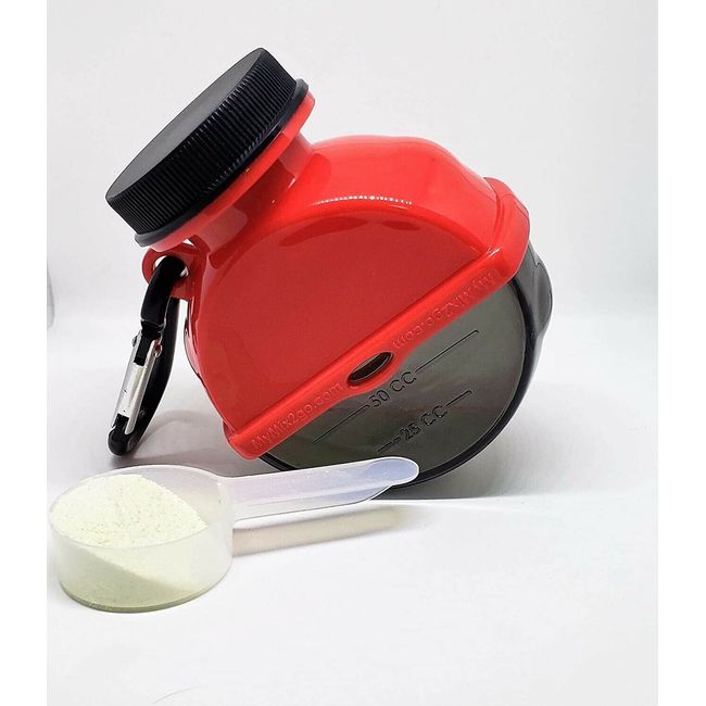 Portable Supplement Powder Storage Container/funnel With Keychain