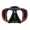 SCUBAPRO Spectra Scuba Mask with Ultra Clear Dual Lens and EZ Equalize Nose Pocket for Diving, Black/Bronze