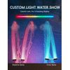 Solar Pool Fountain with 10-Color Lights â€“ Auto Light Sensing, Remote-Control