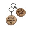 Godmother Wooden Keyring Keychain Gift