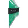 Titan Tools 12715 Tamper Resistant Star Key Set - Multi-Colour (13-Piece)