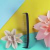 Black Large Coarse Fine Tooth Power Comb (25 Pack)